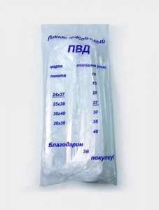 Пакет фасовочный ПВД 24*37 25 мкм ПП 1/500/6000